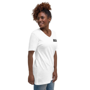 Unisex Short Sleeve V-Neck T-Shirt