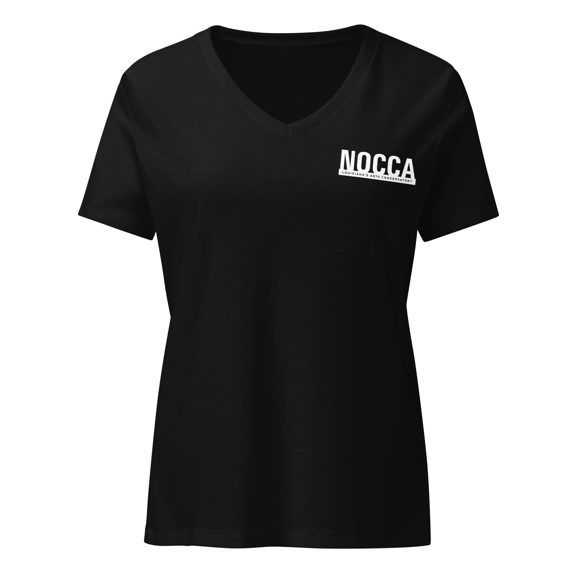 Women’s relaxed v-neck NOCCA t-shirt