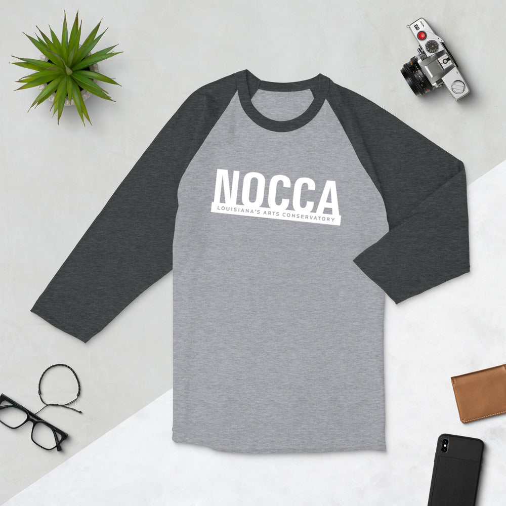 3/4 sleeve raglan NOCCA shirt